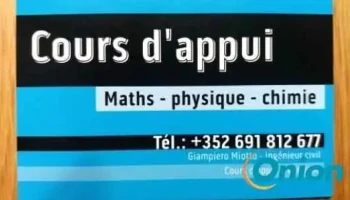 Cours d'appui à domicile Sud - Luxembourg