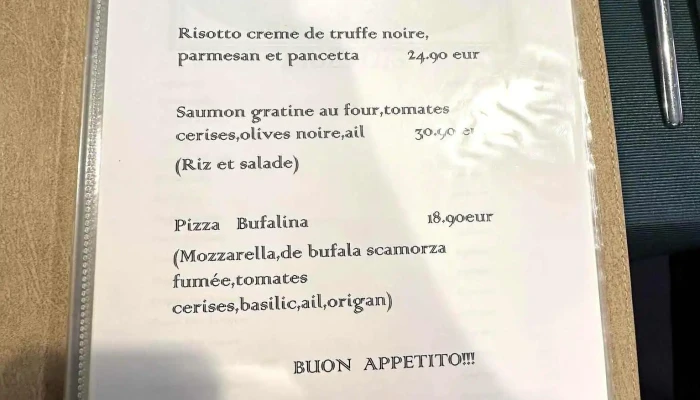 20nove Ristorante -  Speisekarte - Diekirch