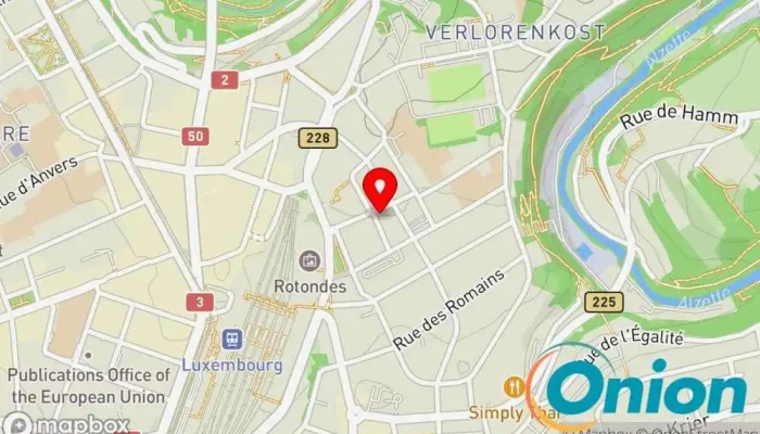Kaart vun AC/DC ELEC Elektriker, Elektroinstallationsdienst, Anbieter von Sicherheitssystemen zu Luxemburg