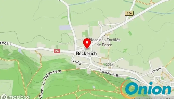 Kaart vun Administration Communale de Beckerich Gemeindezentrum zu Beckerich