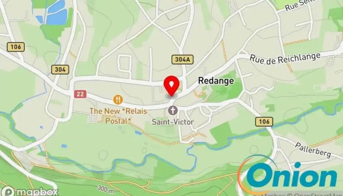 Kaart vun Administration Communale de Redange/Attert de Redange/Attert Gemeindezentrum zu Redingen
