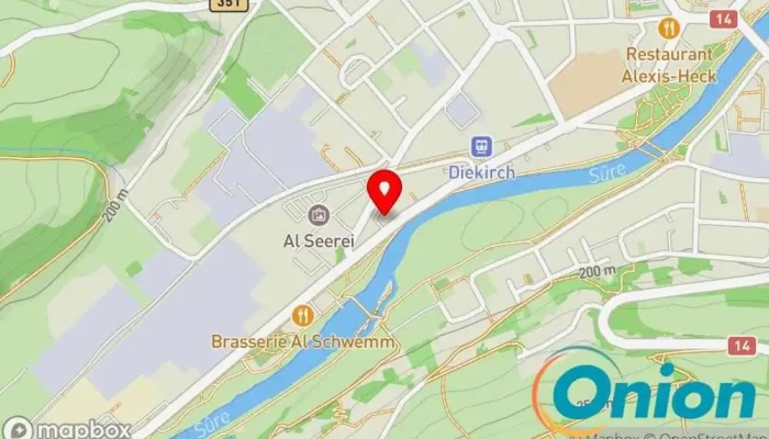 Kaart vun Administration de la gestion de l'eau Behörde zu Diekirch