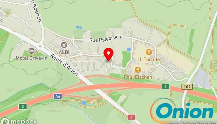 Kaart vun AGI Software & Service Luxembourg sàrl Softwareentwickler/-hersteller zu Mamer