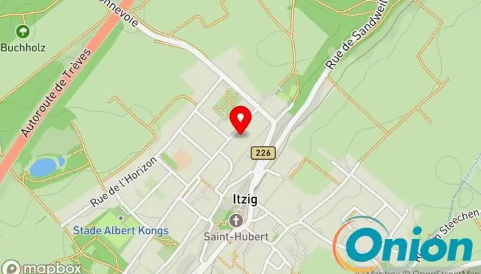 Kaart vun AKABI Luxembourg Computersupport und -dienste zu Hesperingen