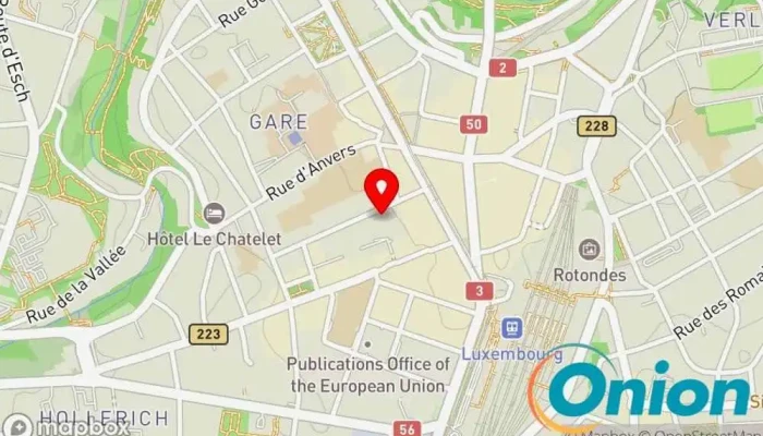 Kaart vun ALTECA Luxembourg IT-Berater zu Luxemburg