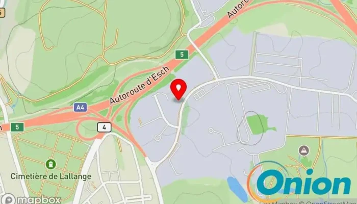 Kaart vun A.M. Pneus-Discount Sàrl Reifengeschäft, Reifenhersteller zu Esch an der Alzette