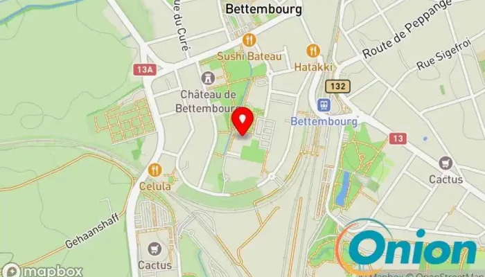 Kaart vun An der schwemm Schwimmbad, Wellness-Center zu Bettembourg