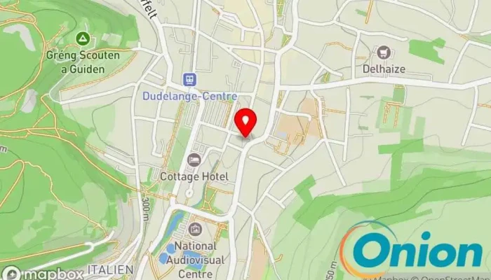 Kaart vun Antonicelli Sàrl Maler zu Dudelange