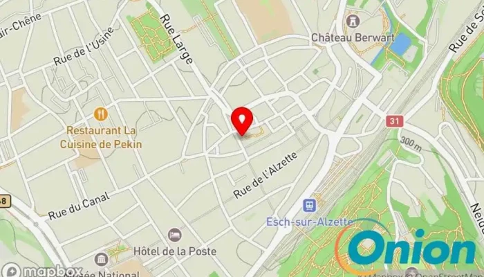 Kaart vun Appareils Auditifs Lapperre SA Hörgeräteakustiker zu Esch an der Alzette