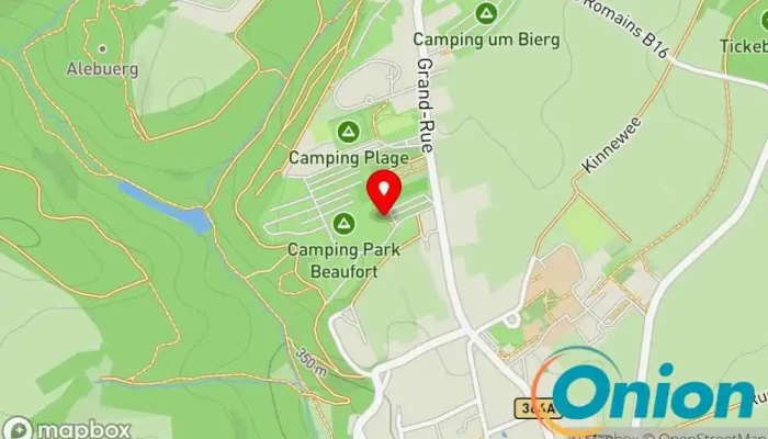 Kaart vun Aqua Park Beaufort Öffentliches Schwimmbad zu Befort