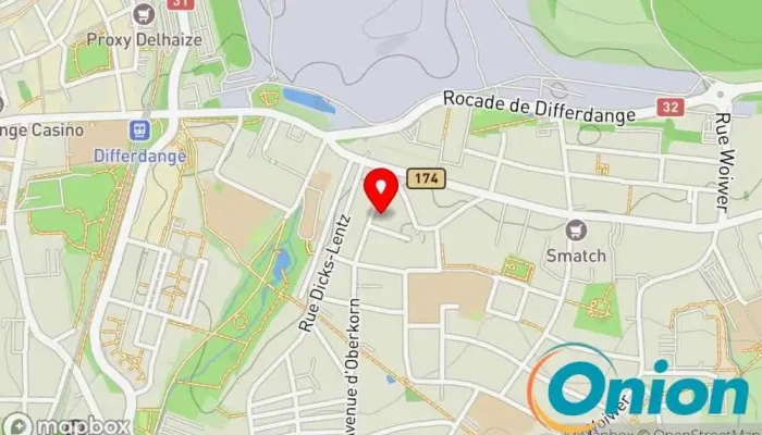 Kaart vun ASA Thermic Sàrl Heizungsmonteur zu Differdange