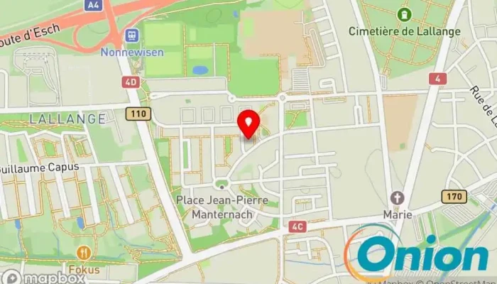 Kaart vun Aumint.io Computerclub zu Esch an der Alzette