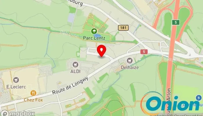 Kaart vun batimentsmoinschers.com Baufachhandel zu Bertrange