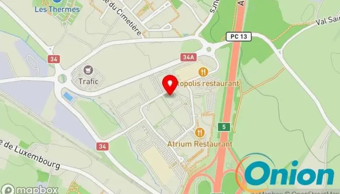 Kaart vun Batipol Sàrl Bauunternehmen zu Bertrange
