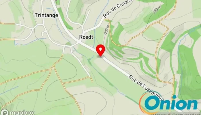Kaart vun BDR ETANCH Straßenbauunternehmen zu Bous-Waldbredimus