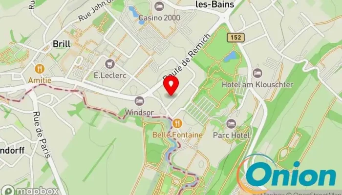 Kaart vun Beau Séjour Hotel zu Bad Mondorf