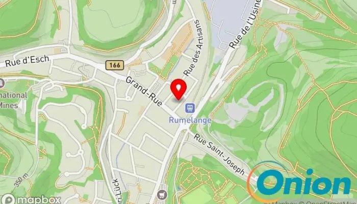Kaart vun Beluche SARL Betonbauunternehmen zu Rümelingen