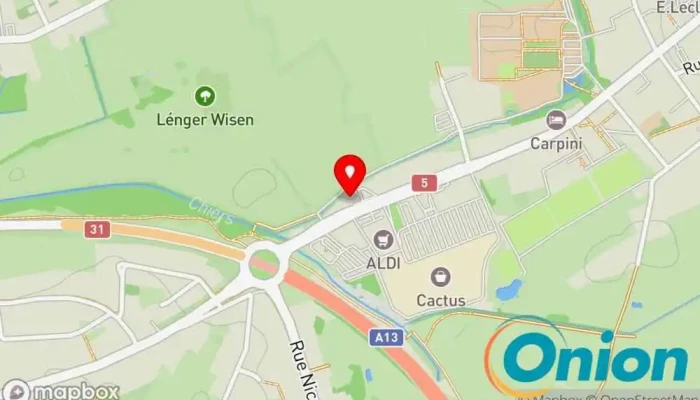 Kaart vun Best Wash - Bascharage Autowäsche zu Käerjeng