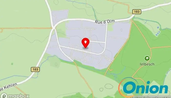Kaart vun Binsfeld & Bintener SA Auftragnehmer für den Innenausbau zu Kehlen