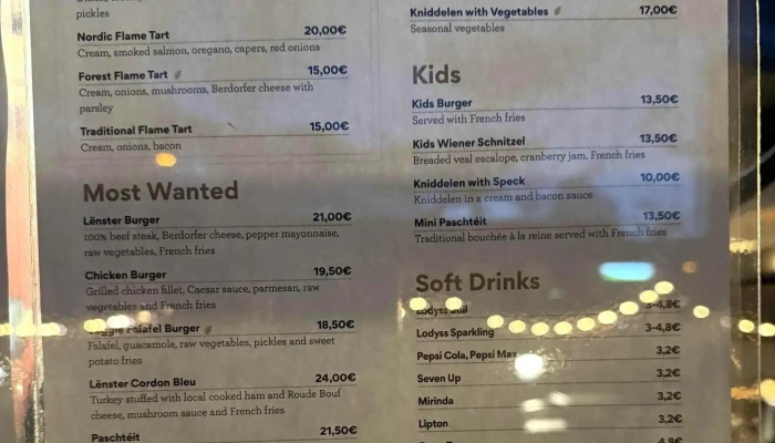 Bistro Lenster Adress - Junglinster