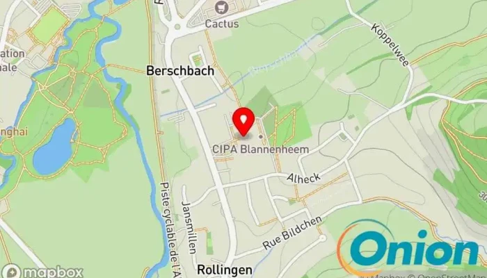 Kaart vun Blannenheem Seniorenheim zu Mersch