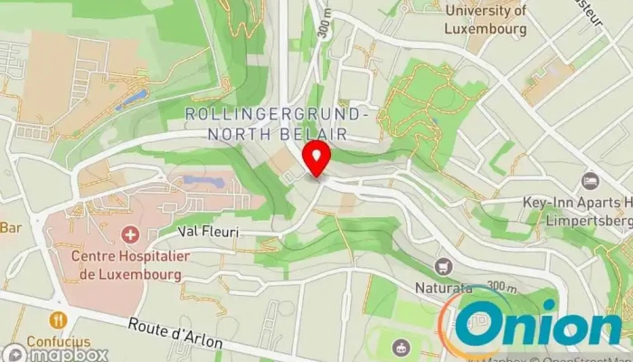 Kaart vun Blow Luxembourg Restaurant zu Luxemburg