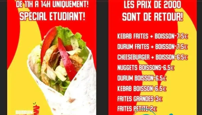 Bodrum Kebab -  Speisekarte - Redingen