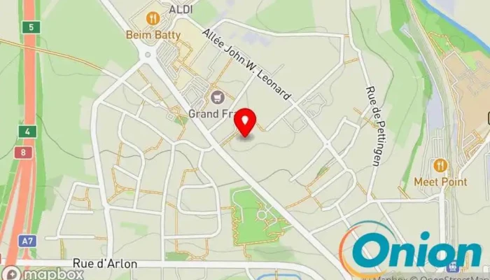 Kaart vun Bottle & Can Redemption Centre store Flaschen- und Dosenrückgabezentrum zu Mersch