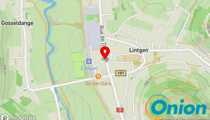 Kaart vun Brasserie La Mascotte Restaurant zu Lintgen