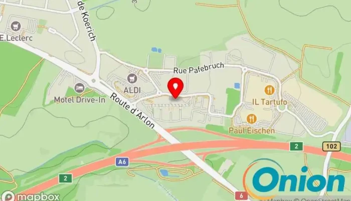 Kaart vun Business & ICT Consulting Unternehmensberater zu Mamer