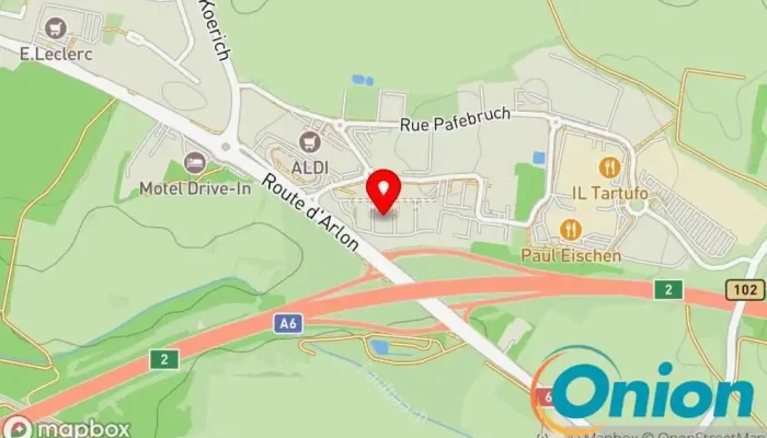Kaart vun Business Training Luxembourg Schulungszentrum, Berater zu Mamer