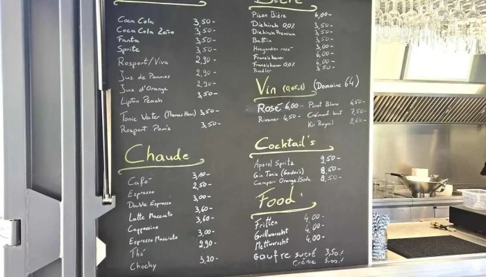 Buvette -  Speisekarte - Mersch