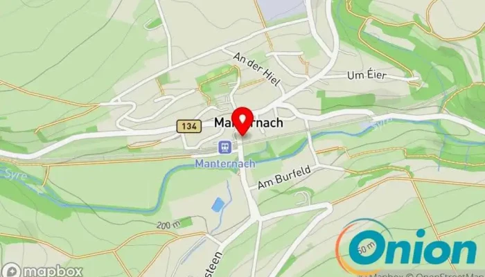 Kaart vun Café Restaurant Belleville Chinesisches Restaurant zu Manternach