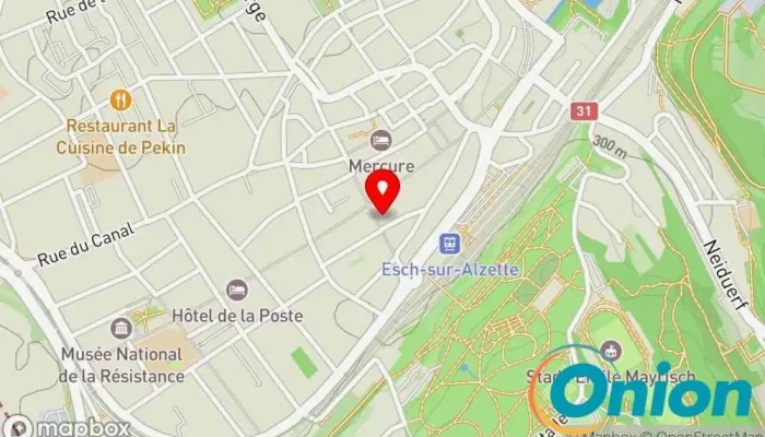 Kaart vun Café Restaurant Savana Restaurant, Afrikanisches Restaurant, Bar, Restaurant mit Fusionsküche, Grosshändler zu Esch an der Alzette