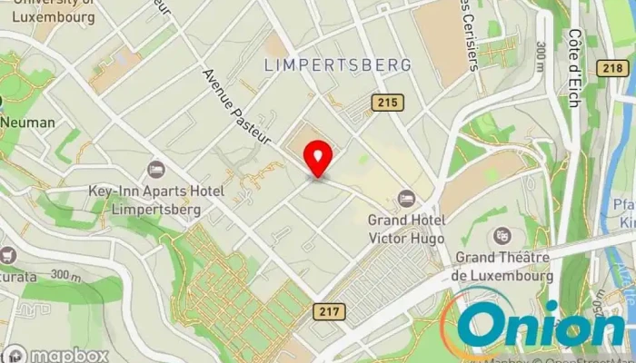 Kaart vun Caftan Restaurant Marokkanisches Restaurant zu Luxemburg