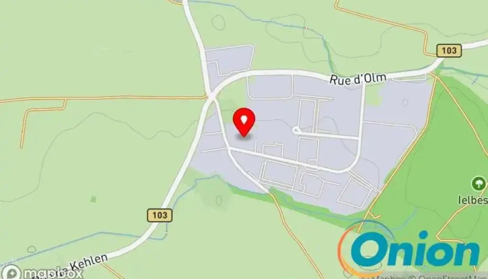 Kaart vun Carrosserie Roemen Sàrl Karosseriewerkstatt, Fahrzeuglackiererei zu Kehlen