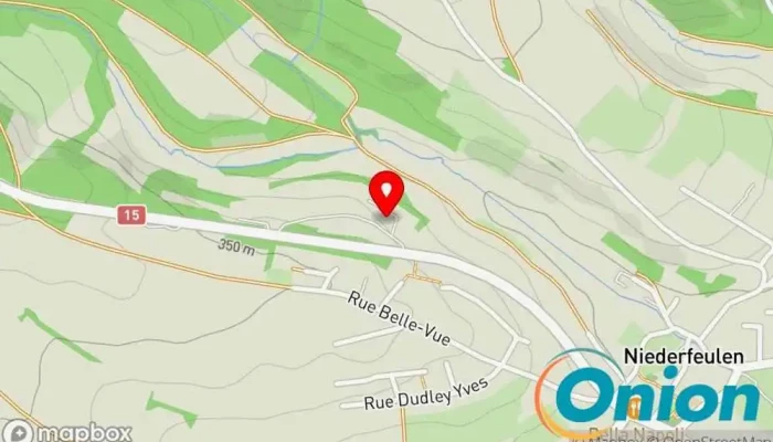 Kaart vun Centre d'incendie et de secours Feulen Feuerwache zu Feulen
