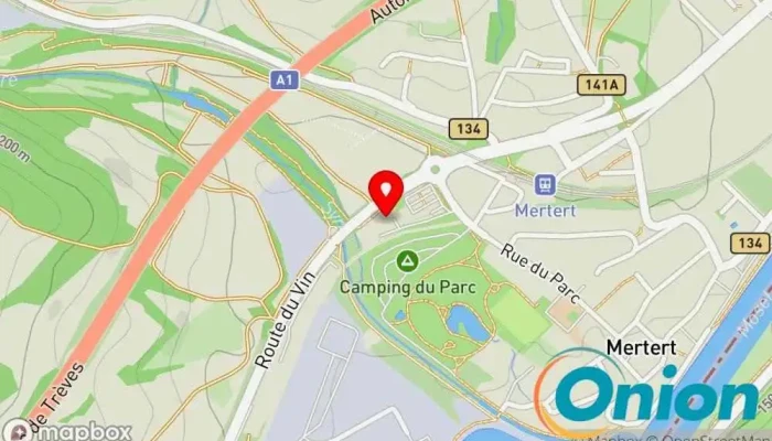 Kaart vun Centre d'Incendie et de Secours Grevenmacher-Mertert (Standort Mertert) - CISGRM Feuerwache, Rettungsdienst zu Mertert