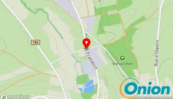 Kaart vun Centre d'incendie et de secours Redange/Attert Feuerwache zu Redingen
