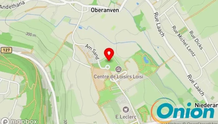 Kaart vun Centre sportif 