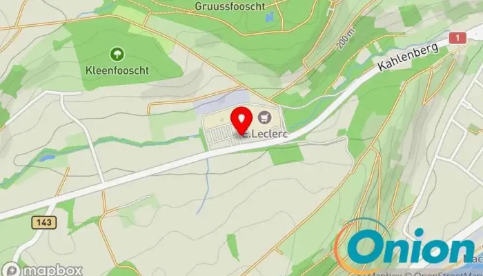 Kaart vun chargecloud-Ladestation Ladestation für Elektrofahrzeuge zu Grevenmacher