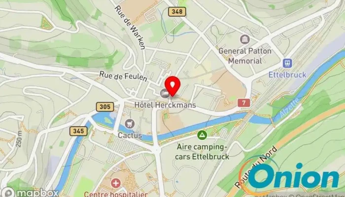 Kaart vun Chargy Charging Station Ladestation für Elektrofahrzeuge zu Ettelbruck