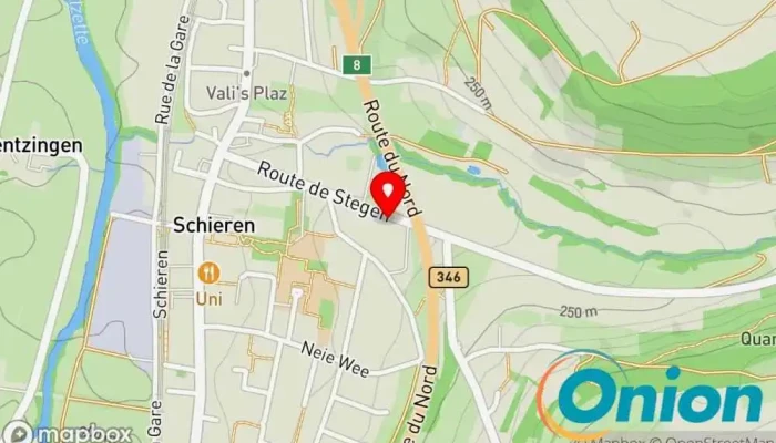 Kaart vun Chargy Charging Station Ladestation für Elektrofahrzeuge zu Schieren