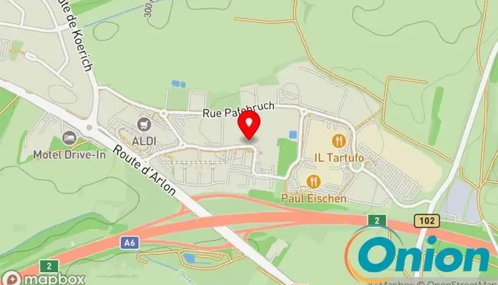 Kaart vun Chargy Charging Station Ladestation für Elektrofahrzeuge zu Mamer