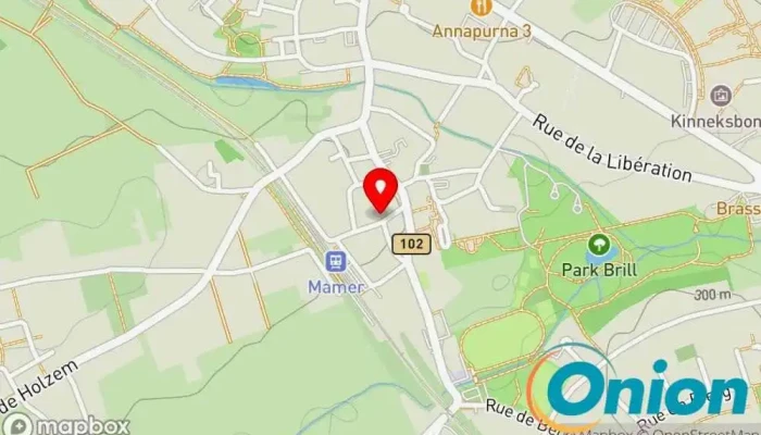 Kaart vun Chargy Charging Station Ladestation für Elektrofahrzeuge zu Mamer