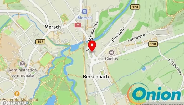 Kaart vun Chargy Charging Station Ladestation für Elektrofahrzeuge zu Mersch