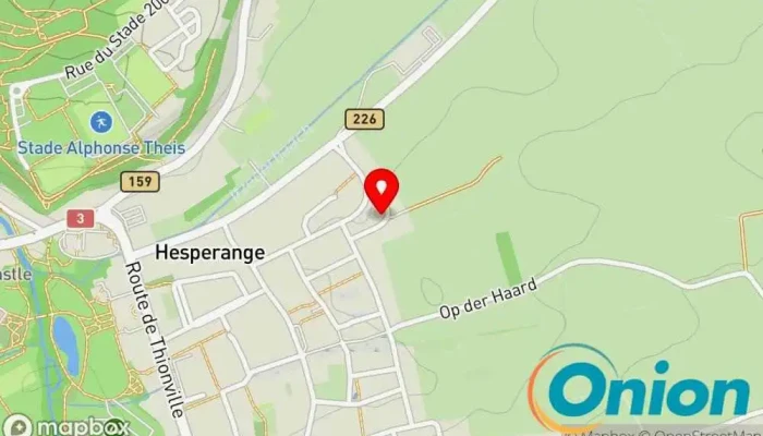Kaart vun Chargy Charging Station Ladestation für Elektrofahrzeuge zu Hesperingen
