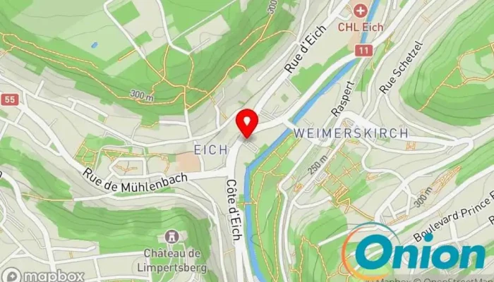 Kaart vun Chargy Charging Station Ladestation für Elektrofahrzeuge zu Luxemburg