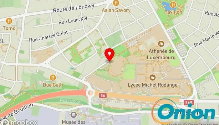 Kaart vun Chargy Ladestation Ladestation für Elektrofahrzeuge zu Luxemburg