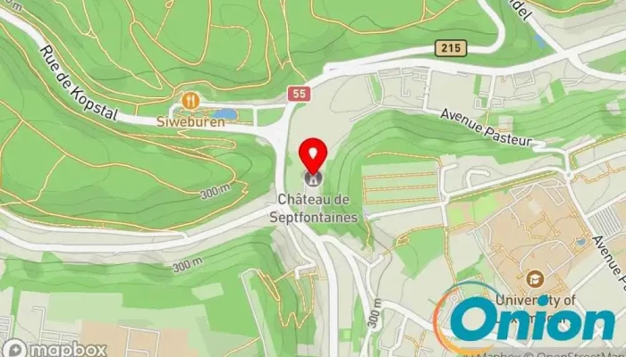 Kaart vun Château de Septfontaines Schloss, Sehenswürdigkeit zu Luxemburg